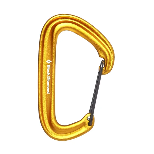 Black Diamond Litewire Carabiner yellow