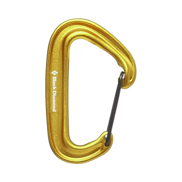 Black Diamond Miniwire Carabiner yellow