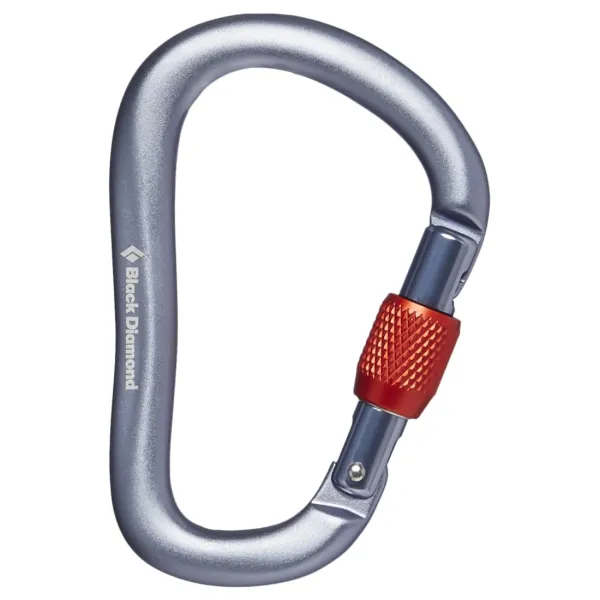 Black Diamond Rocklock Screwgate Carabiner gray