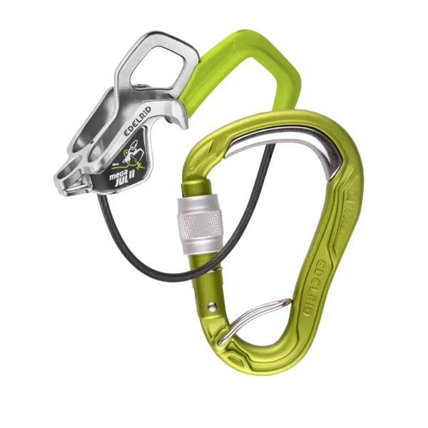 Edelrid Mega Jul II + HMS Bulletproof Screw FG oasis